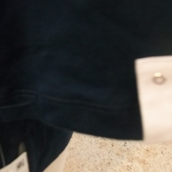 NWT KAREN SCOTT PETITE SZL INTREPID BLUE ELBOW TOP - Picture 2 of 4